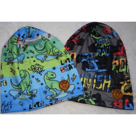 Chlapecká jarní čepice dinosaurus 4 - 10 let
