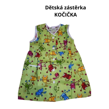 Dětské šatové zástěrky | 100% bavlna | Česká výroba