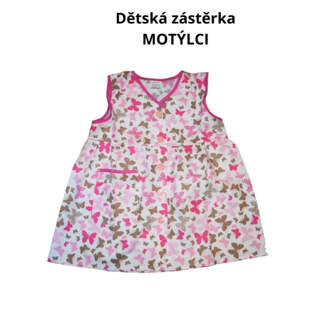 Dětské šatové zástěrky | 100% bavlna | Česká výroba