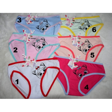 Dívčí spodní kalhotky kočka XO6012