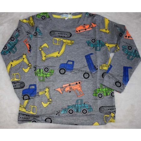 Chlapecké tričko BAGR dlouhý rukáv Kugo HC9309 šedá