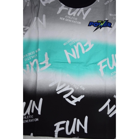 Chlapecké tričko dlouhý rukáv s nápisy - Kugo HC9316