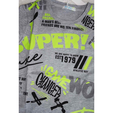 Chlapecké tričko s nápisy - Kugo HC9311