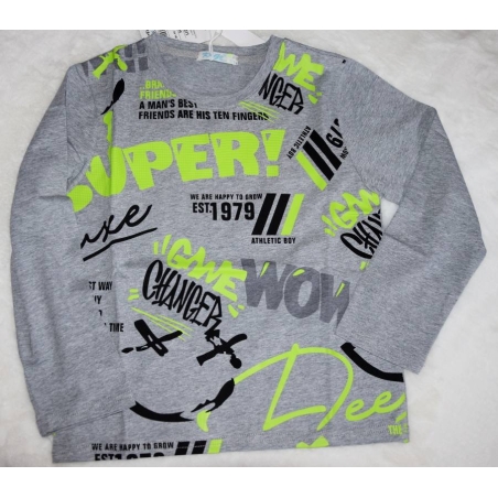 Chlapecké tričko s nápisy - Kugo HC9311