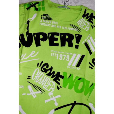 Chlapecké tričko s nápisy - Kugo HC9311