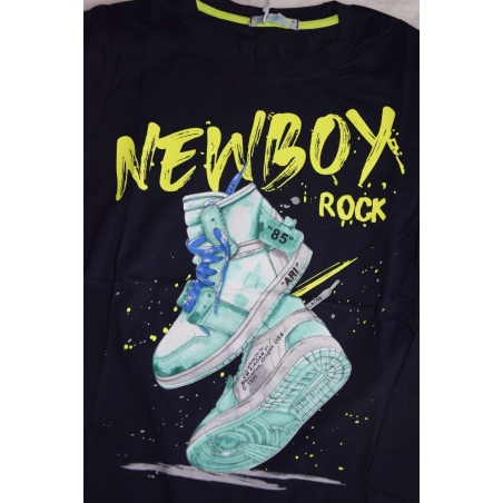 Chlapecké tričko dlouhý rukáv Kugo - tenisky FC0335