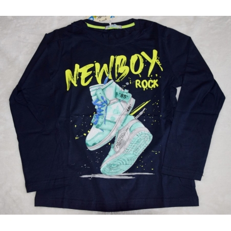 Chlapecké tričko dlouhý rukáv Kugo - tenisky FC0335