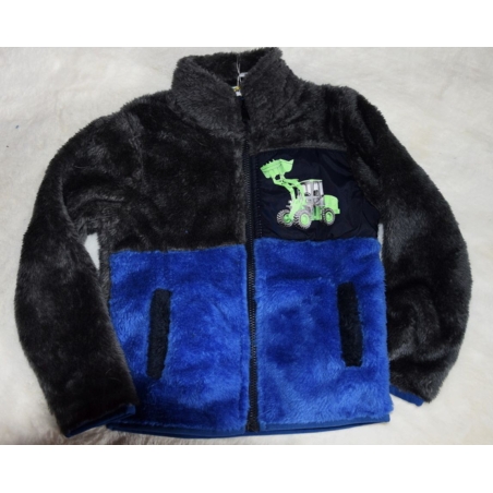 Chlapecká fleecová mikina s kožíškem | Hřejivá a lehká