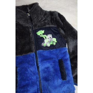 Chlapecká fleecová mikina s kožíškem | Hřejivá a lehká