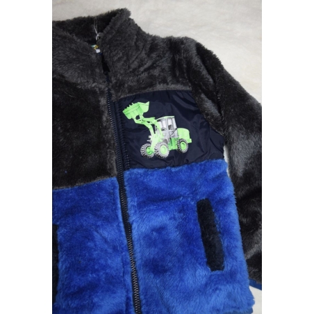 Chlapecká fleecová mikina s kožíškem | Hřejivá a lehká