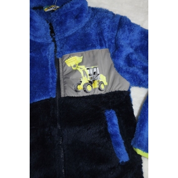 Chlapecká fleecová mikina s kožíškem | Hřejivá a lehká