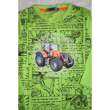 Chlapecké tričko TRAKTOR dlouhý rukáv Kugo HC0752