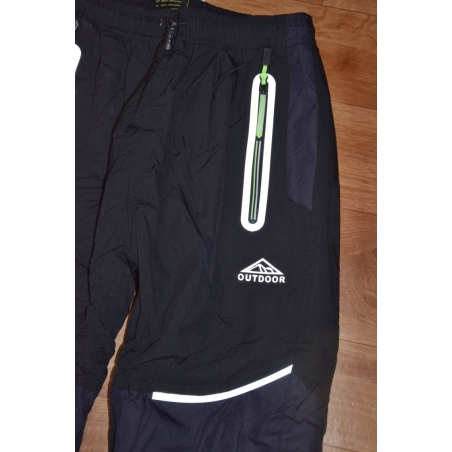 Zimní teplé šustákové kalhoty s fleesem