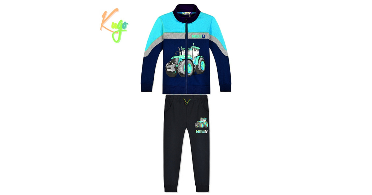 Chlapecká tepláková souprava s traktorem  Kugo