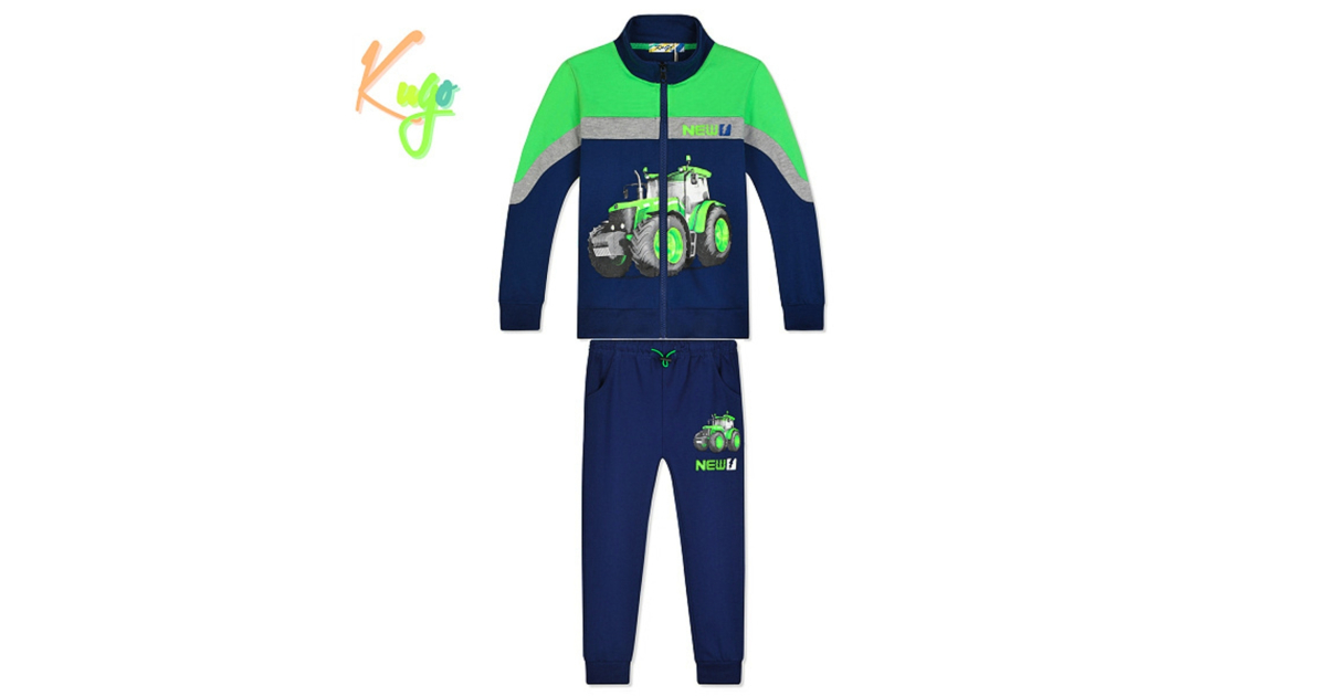 Chlapecká tepláková souprava s traktorem  Kugo