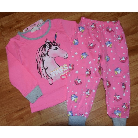 Dívčí pyžamo s jednorožcem | Svítí ve tmě | 100% bavlna