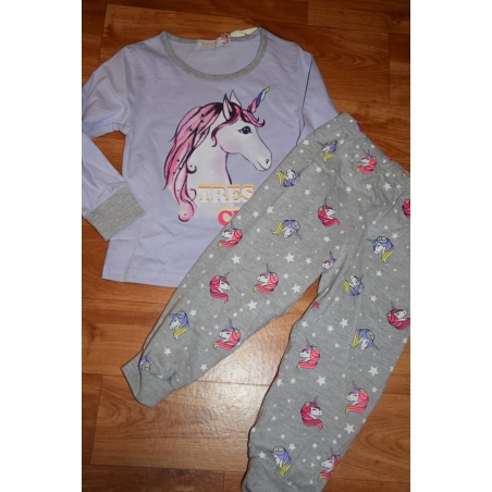 Dívčí pyžamo s jednorožcem | Svítí ve tmě | 100% bavlna