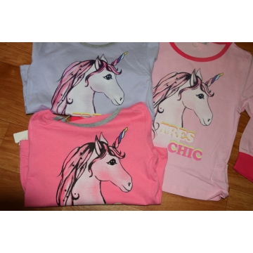 Dívčí pyžamo s jednorožcem | Svítí ve tmě | 100% bavlna