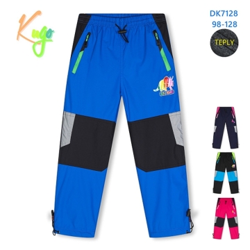 Šustákové kalhoty Kugo zateplené fleesem