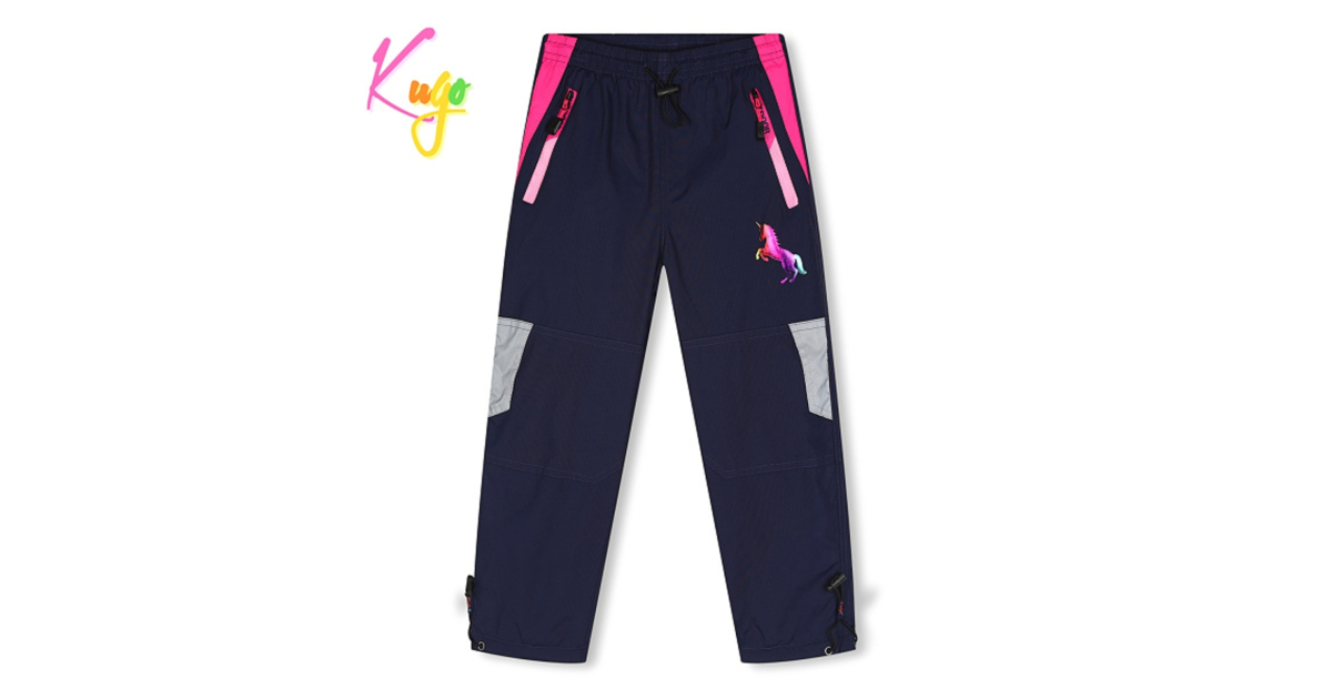 Šustákové kalhoty Kugo vyteplené fleesem