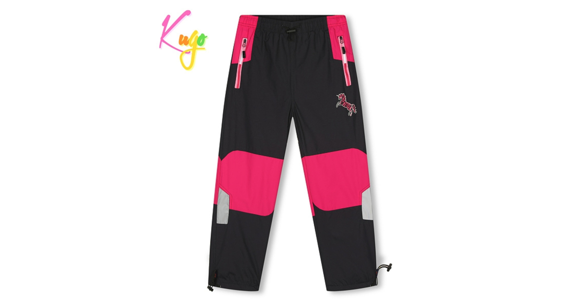 Šustákové kalhoty Kugo vyteplené fleesem