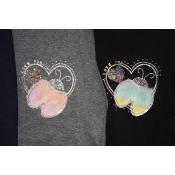 Dívčí zateplené zimní legíny s kožíškem 🐞