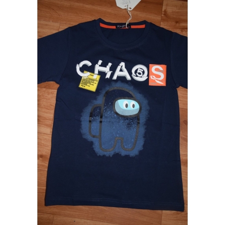 Chlapecké tričko Among US Kugo  tm.modrá