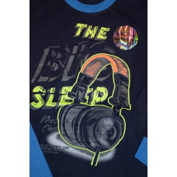 Chlapecké pyžamo se sluchátky | 100% bavlna, svítí ve tmě