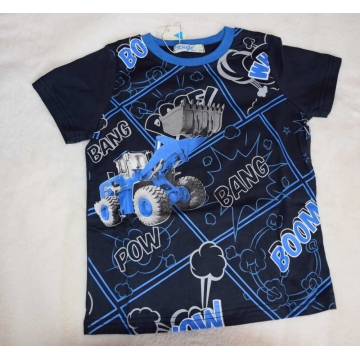 Chlapecké letní pyžamo Traktor Nakladač | Pohodlí pro malé kluky