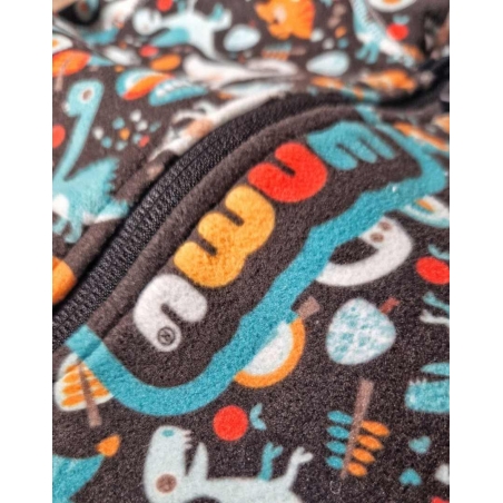 Dětská fleecová mikina Dinosaurus WAMU – hřejivá a stylová