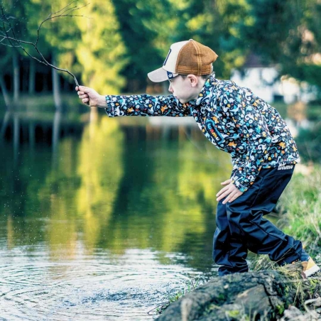 Dětská fleecová mikina Dinosaurus WAMU – hřejivá a stylová