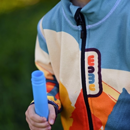 Dětská fleecová mikina WAMU Mountain Bike – teplá a stylová