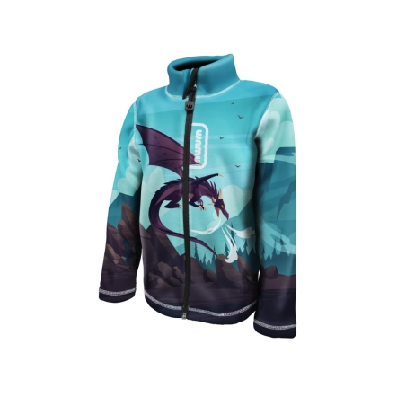 Dětská fleecová mikina WAMU Dragon Fantasy – hřejivá