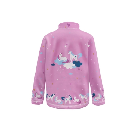 Dětská fleecová mikina jednorožec  WAMU – hřejivá a stylová