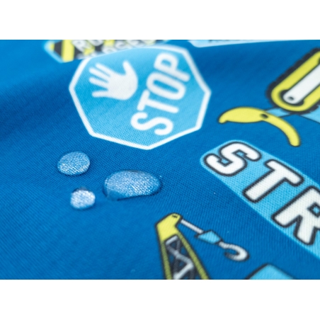 Softshellová bunda dětská, BAGR, modrá WAMU