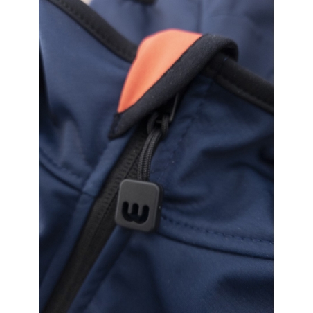 Softshellová bunda dětská, LIŠKY, tm. modrá WAMU