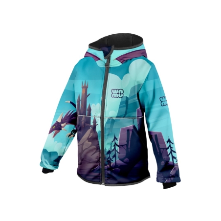 Softshellová bunda dětská, DRAGON FANTASY - WAMU
