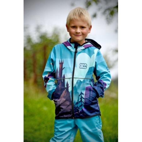 Softshellová bunda dětská, DRAGON FANTASY - WAMU