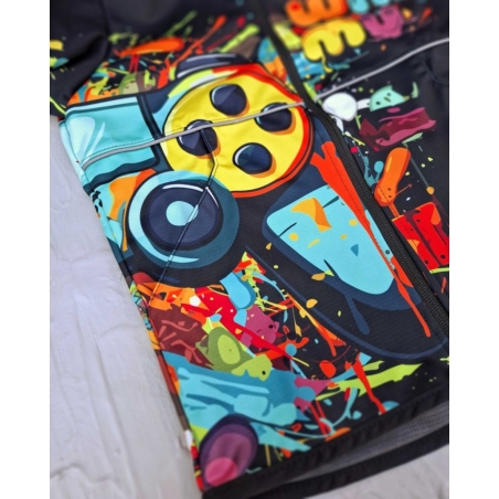 Softshellová bunda dětská GAME ON černá WAMU