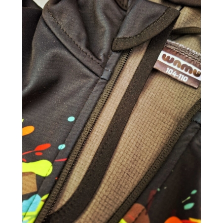 Softshellová bunda dětská GAME ON černá WAMU