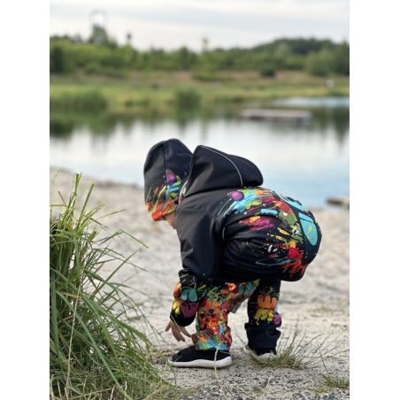 Softshellová bunda dětská GAME ON černá WAMU