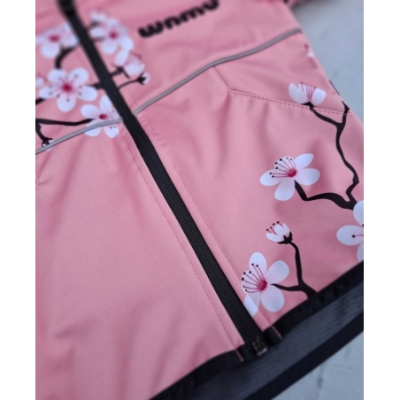 Softshellová bunda dětská, SAKURY, růžová WAMU