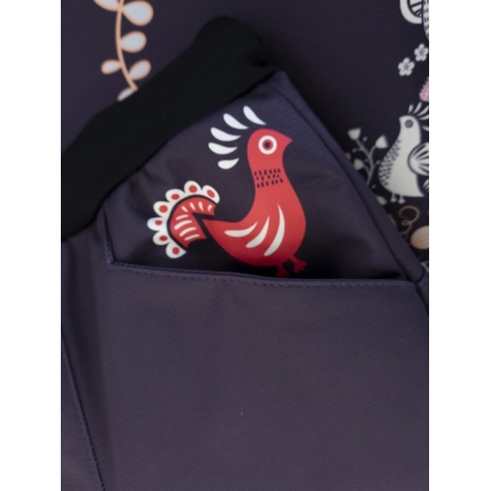 Softshellové kalhoty dětské, SOVA, fialová WAMU