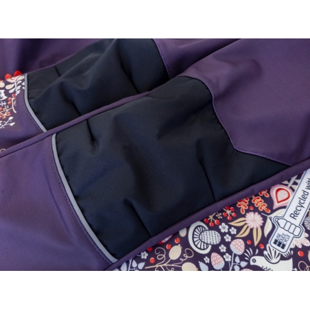 Softshellové kalhoty dětské, SOVA, fialová WAMU