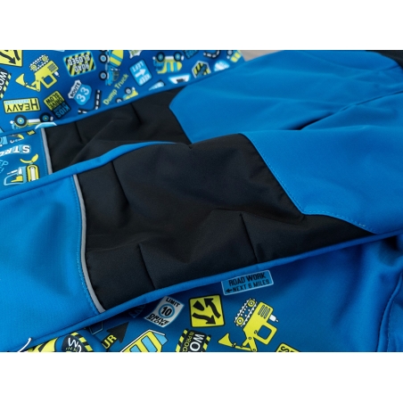 Softshellové kalhoty dětské, WAMU, BAGR, modrá