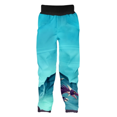 Softshellové kalhoty dětské WAMU, DRAGON FANTASY