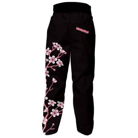 Softshellové kalhoty dětské WAMU, SAKURY, fialová