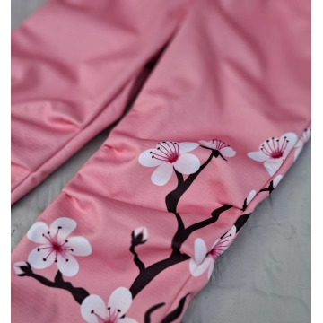 Softshellové kalhoty dětské WAMU, SAKURY, růžová