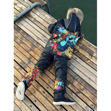 Softshellové kalhoty dětské WAMU, GAME ON