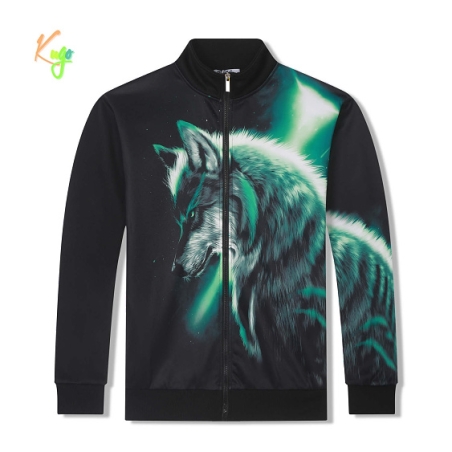 Chlapecká mikina s vlkem – měkká, teplá a stylová